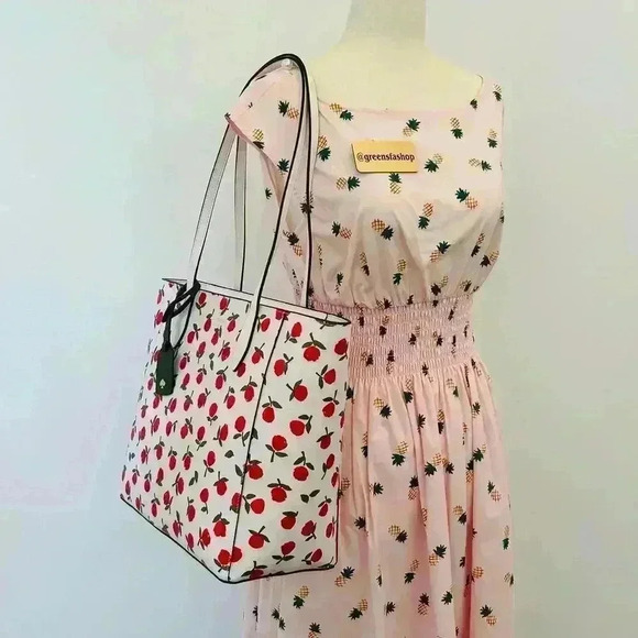 Kate Spade Purse Dana Tote Shoulder Bag Festival Rosette - Picture 9 of 9